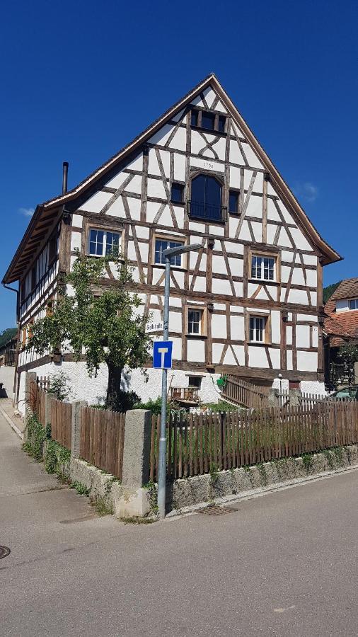 Historisches Fachwerkhaus "Hoher Hirschen" - Stilvolles Studio Und Museales Apartment Mit Romantischem Hof Und Garten Bodman-Ludwigshafen Luaran gambar