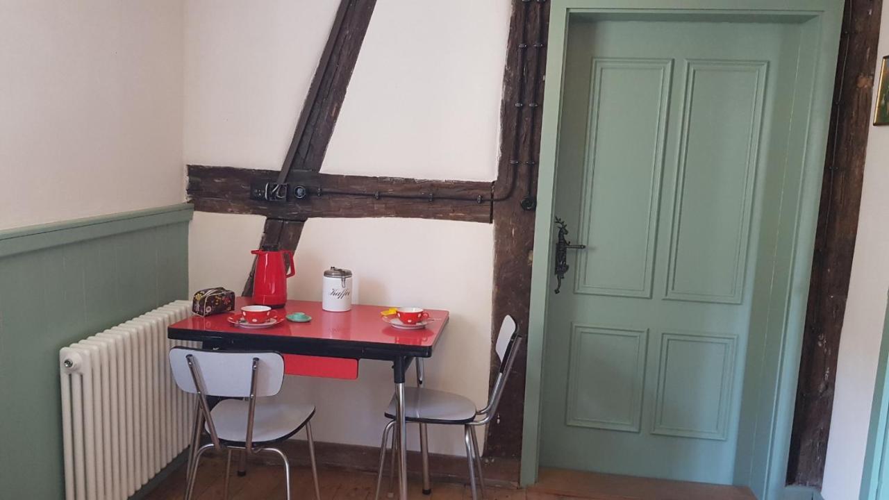 Historisches Fachwerkhaus "Hoher Hirschen" - Stilvolles Studio Und Museales Apartment Mit Romantischem Hof Und Garten Bodman-Ludwigshafen Luaran gambar